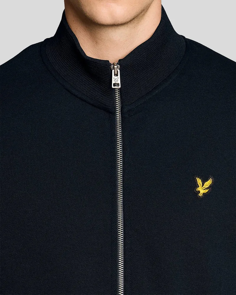 Lyle & Scott Herren-Trainingsjacke aus Baumwollmischgewebe | Dunkelblau