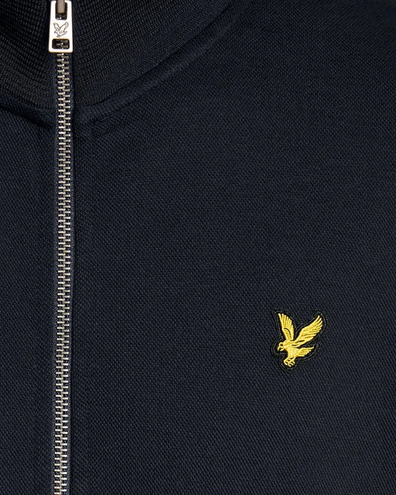 Lyle & Scott Herren-Trainingsjacke aus Baumwollmischgewebe | Dunkelblau