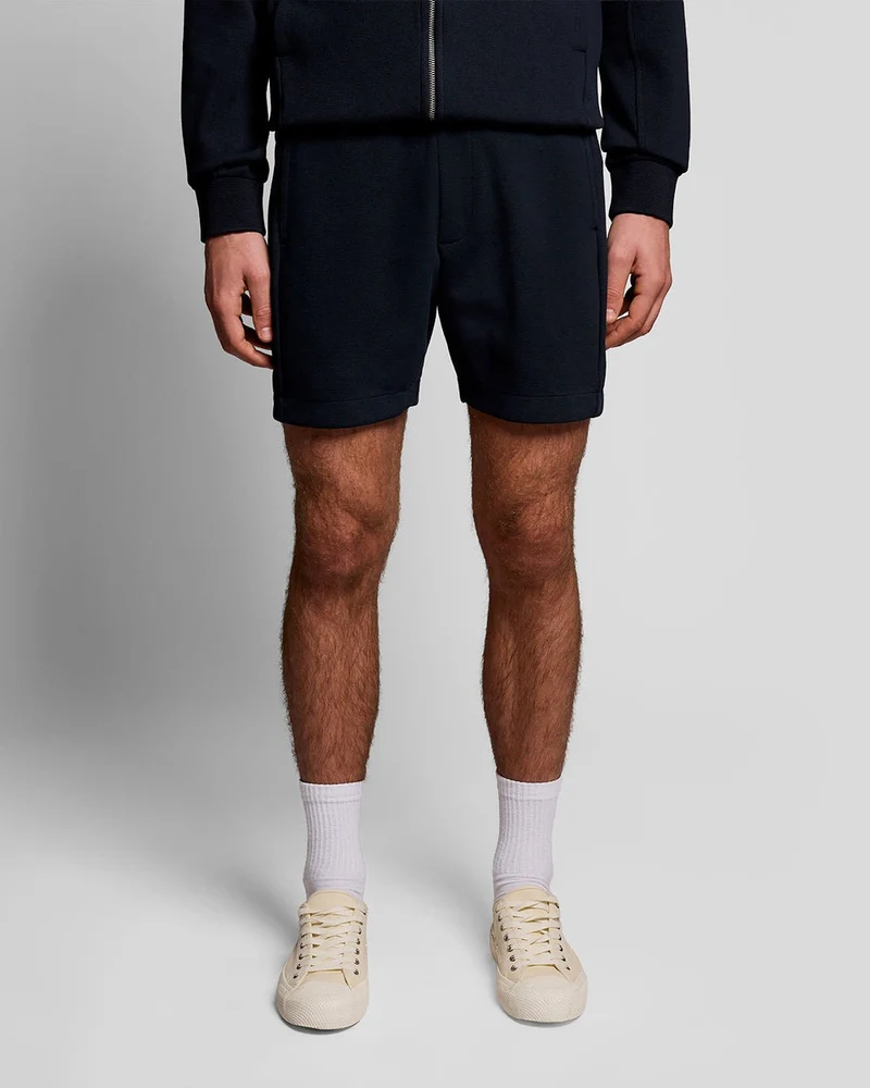Lyle & Scott Herren-Trainingsshorts aus Baumwollmischgewebe | Dunkelblau