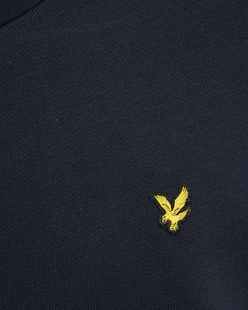 Lyle & Scott Herren-Sweatshirt mit Rundhalsausschnitt und Jacquard-Muster | Dunkelblau