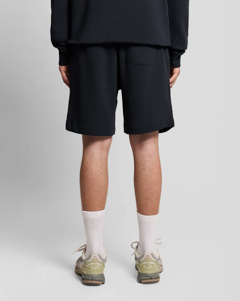 Lyle & Scott Herren-Sweatshorts aus Baumwolle mit Grafikprint | Dunkelblau
