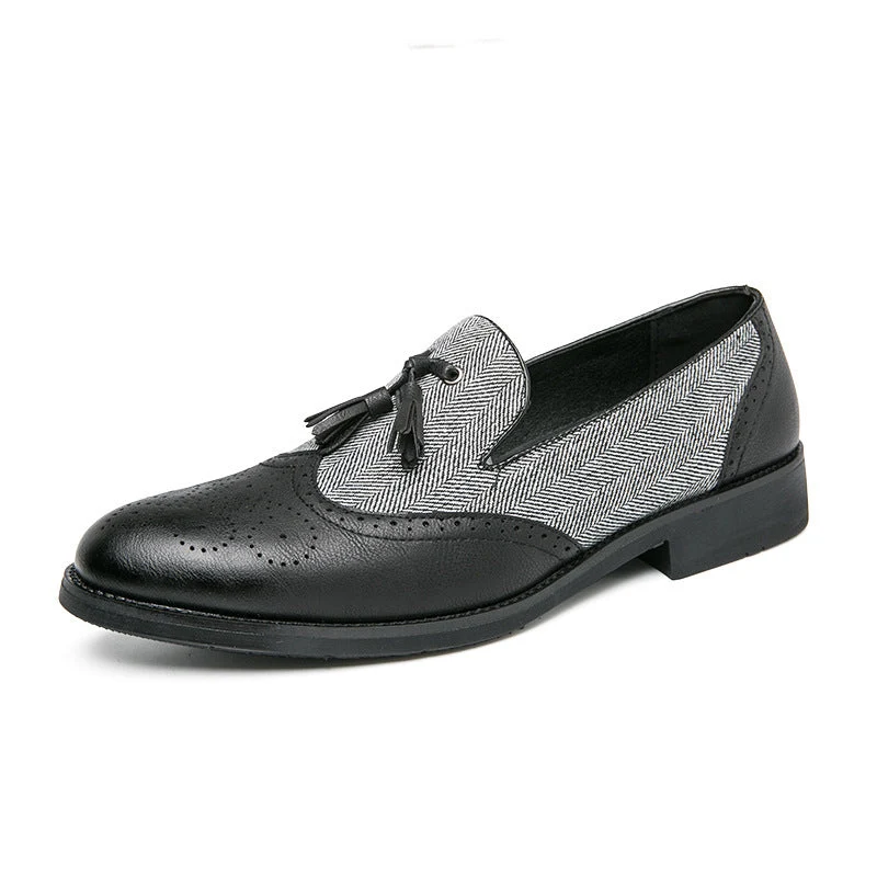 Herren Mokassins Leder Textil Casual - Henrik