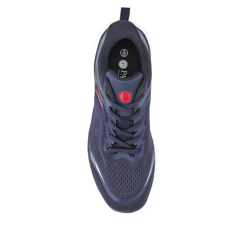 Easy Step In Wide Fit Memory Foam Trainers - BOJIE41008 / 326 944 - Navy