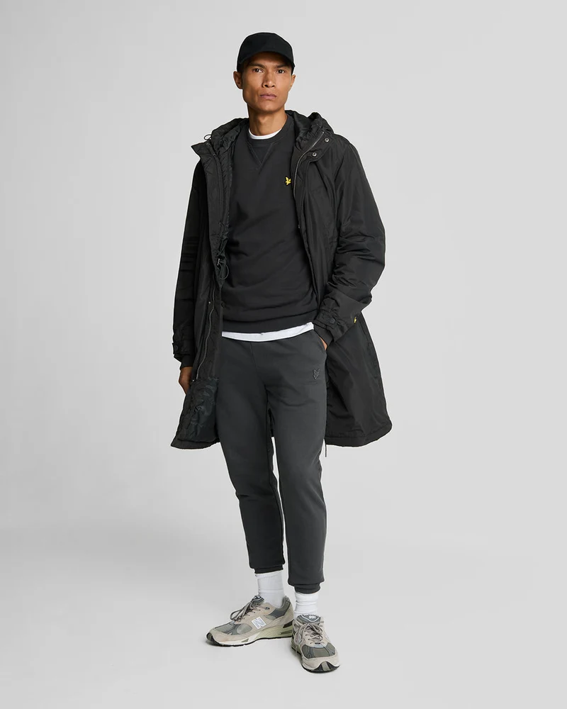 Lyle & Scott Herren-Sweatshirt mit Rundhalsausschnitt | Anthrazit