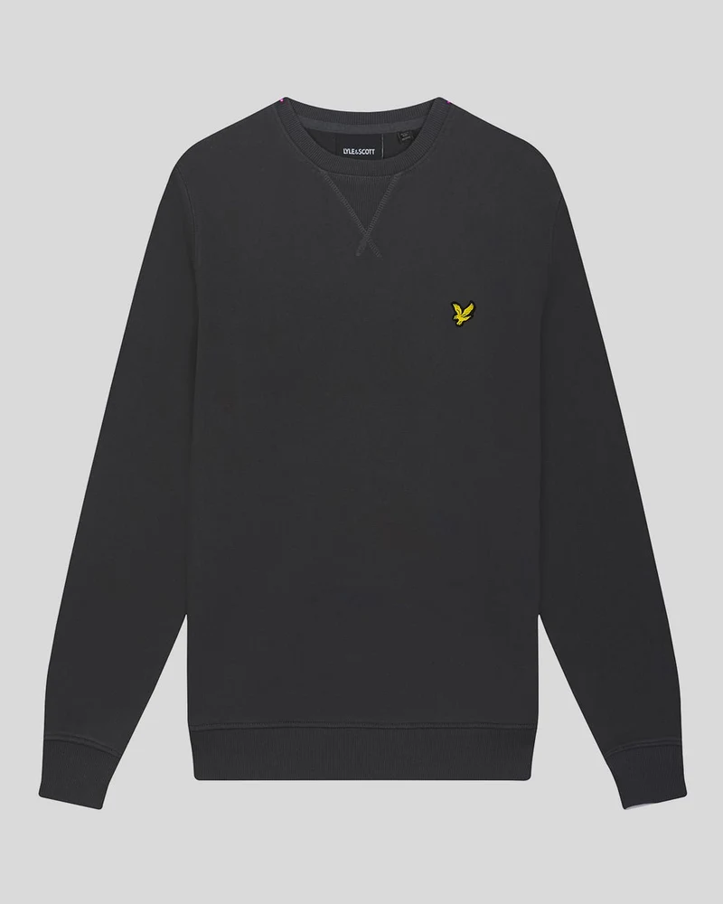 Lyle & Scott Herren-Sweatshirt mit Rundhalsausschnitt | Anthrazit