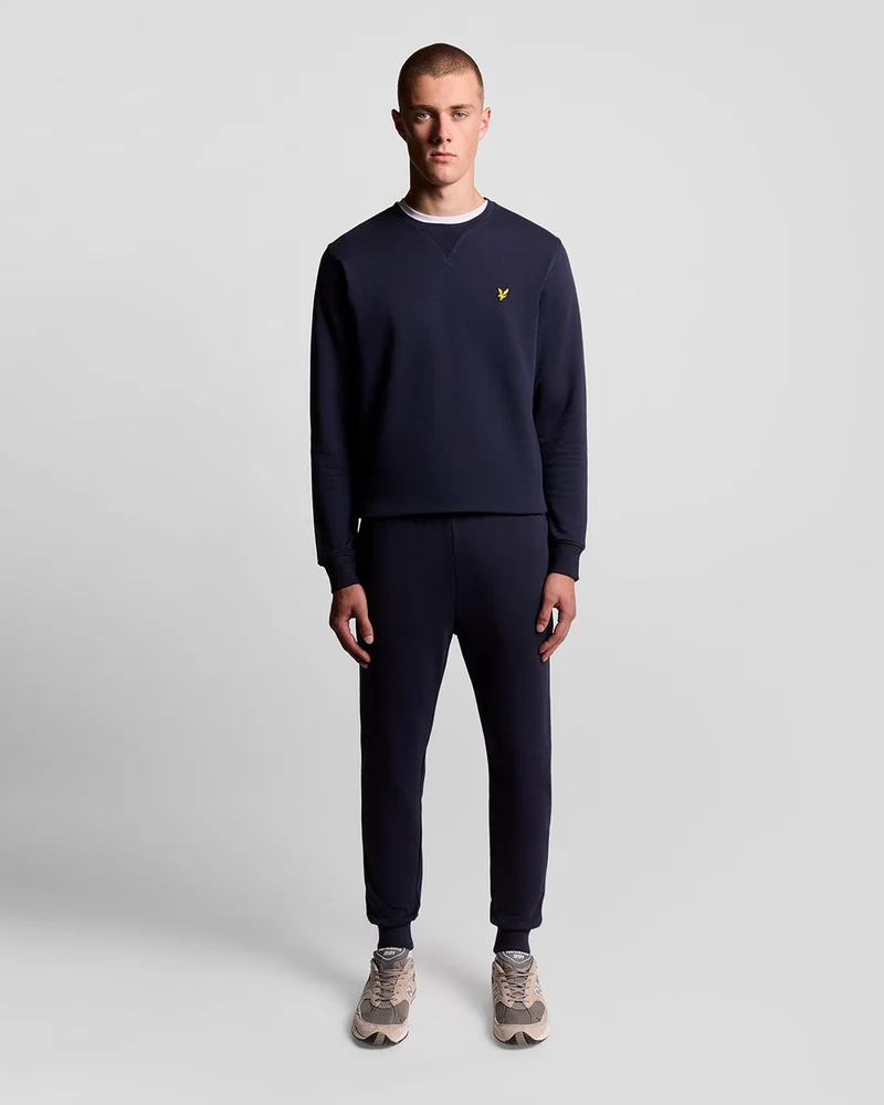 Lyle & Scott Herren-Sweatshirt mit Rundhalsausschnitt | Marineblau