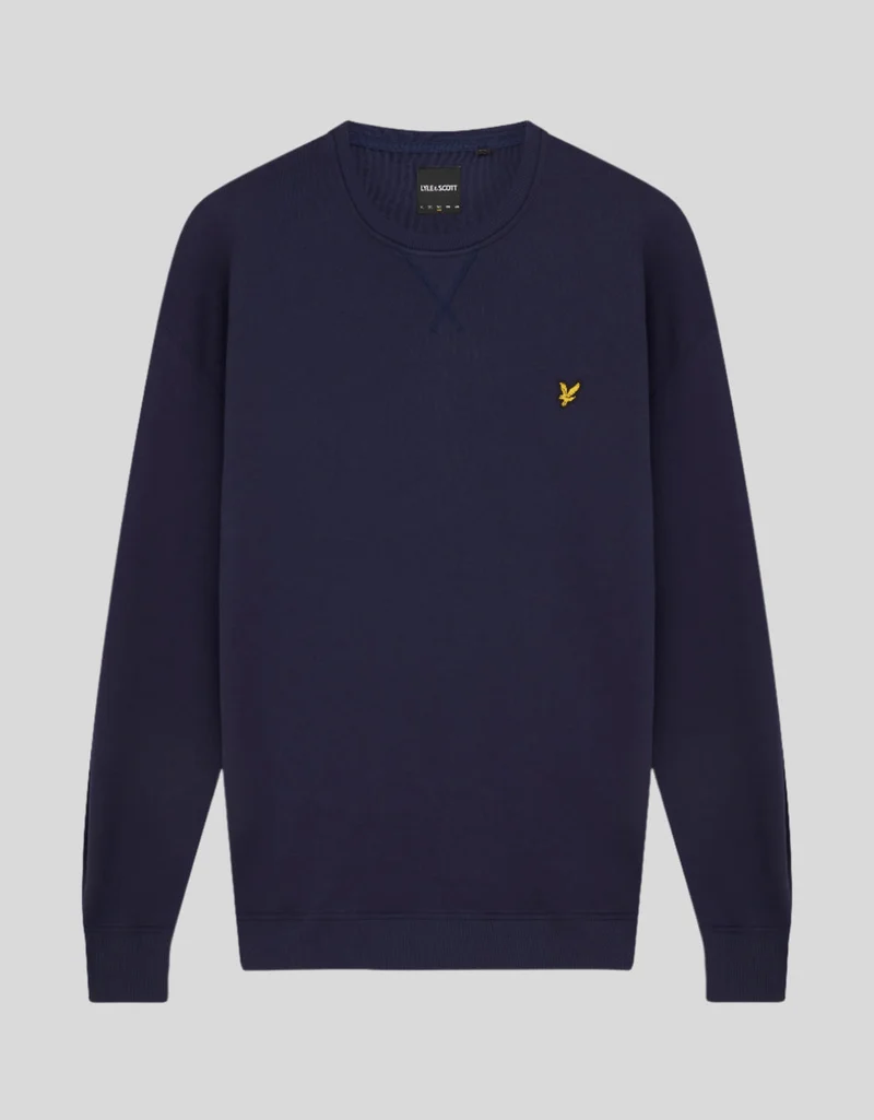 Lyle & Scott Herren-Sweatshirt mit Rundhalsausschnitt | Marineblau