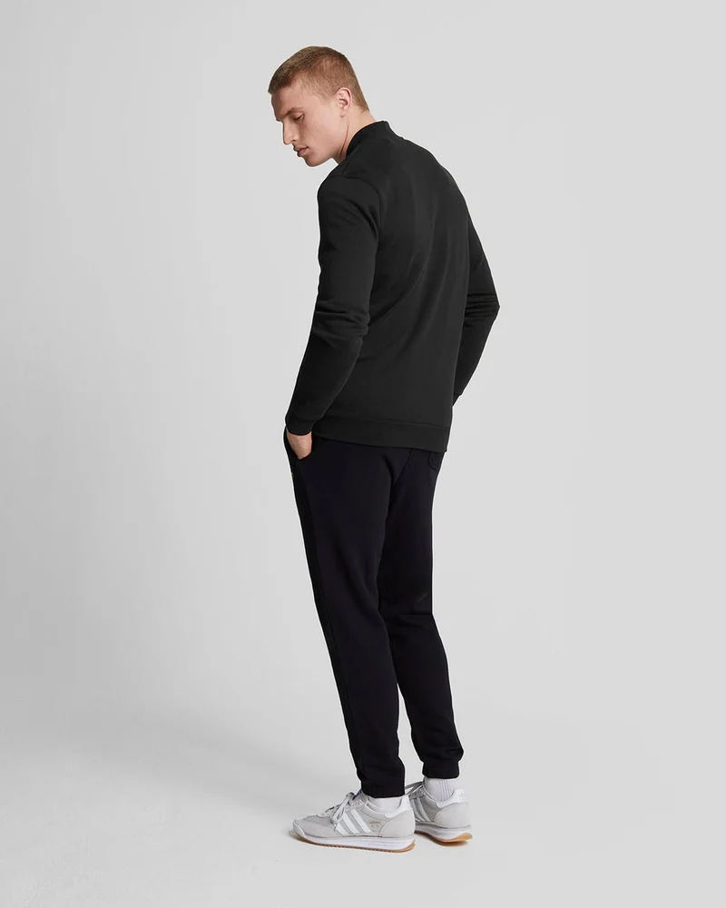 Lyle & Scott Herren-Jogginghose aus Baumwolle, schmal geschnitten | Tiefschwarz