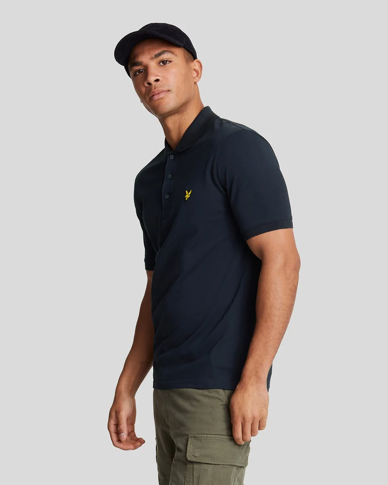 Lyle & Scott Herren-Poloshirt aus Baumwolle | Dunkelblau