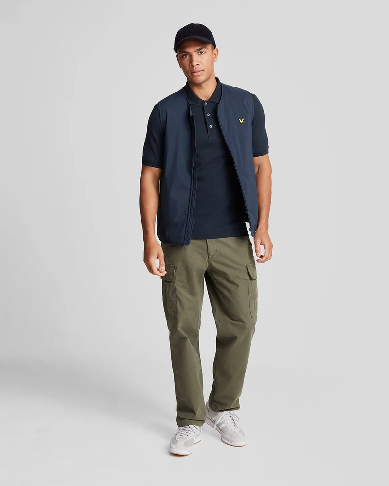 Lyle & Scott Herren-Poloshirt aus Baumwolle | Dunkelblau