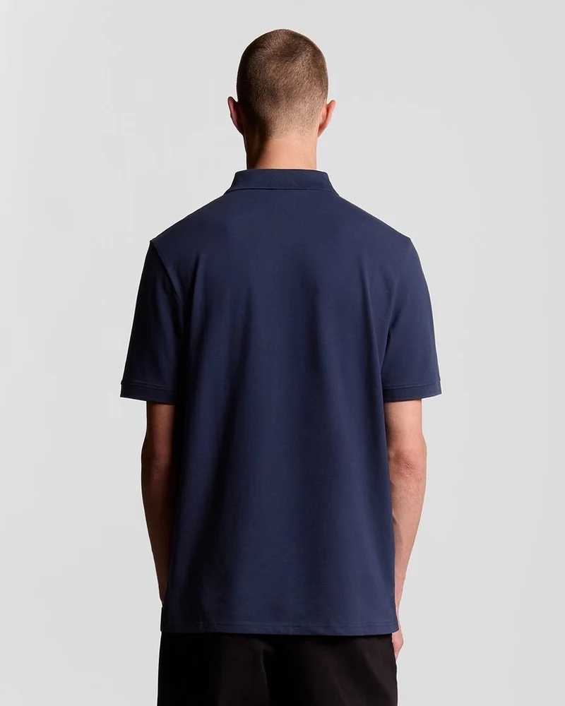 Lyle & Scott Herren-Poloshirt aus Baumwolle | Marineblau