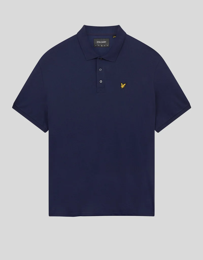 Lyle & Scott Herren-Poloshirt aus Baumwolle | Marineblau