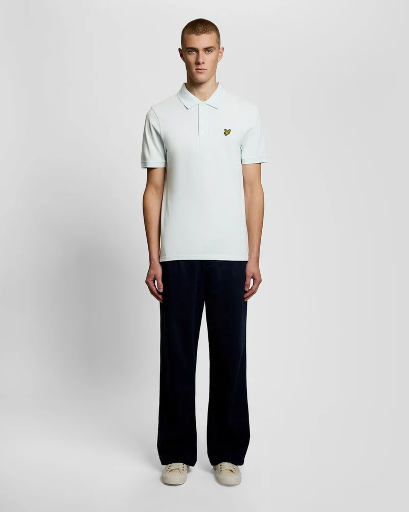 Lyle & Scott Herren-Poloshirt aus Baumwolle | Blau