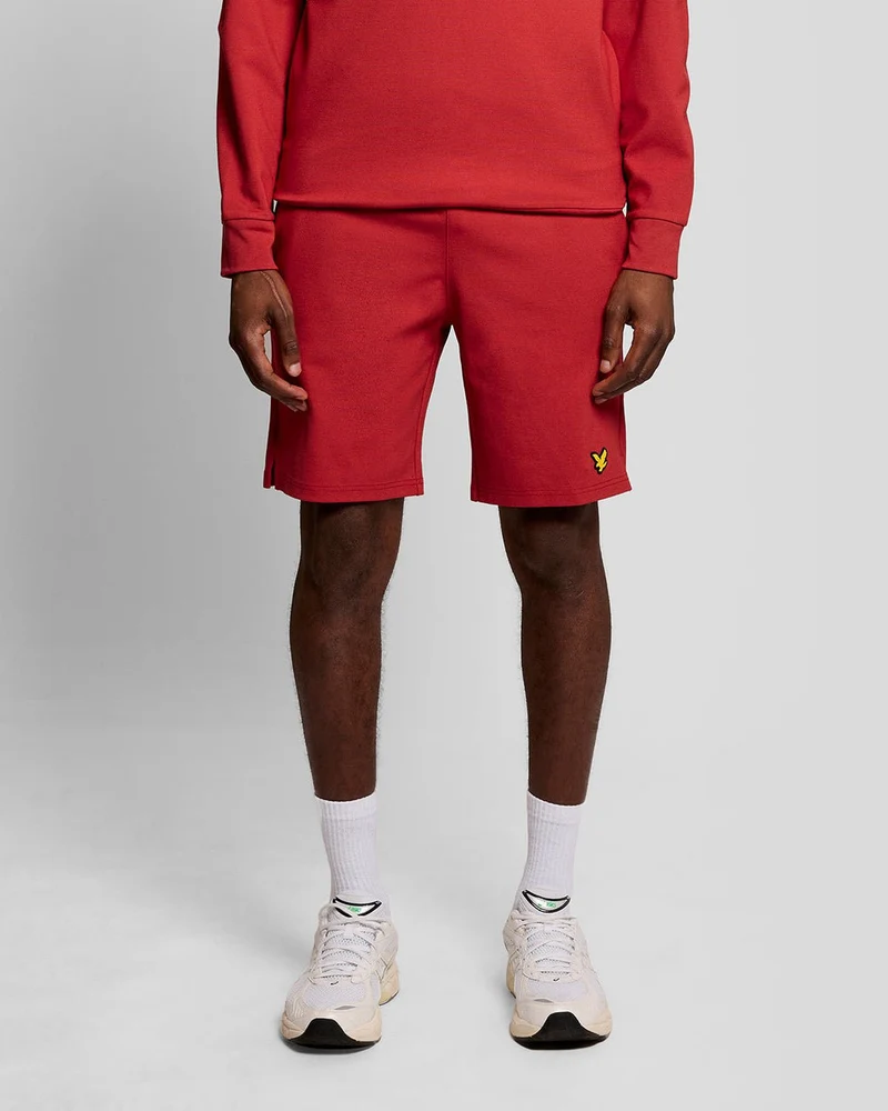 Lyle & Scott Leichte Sport-Shorts für Herren | Granatrot