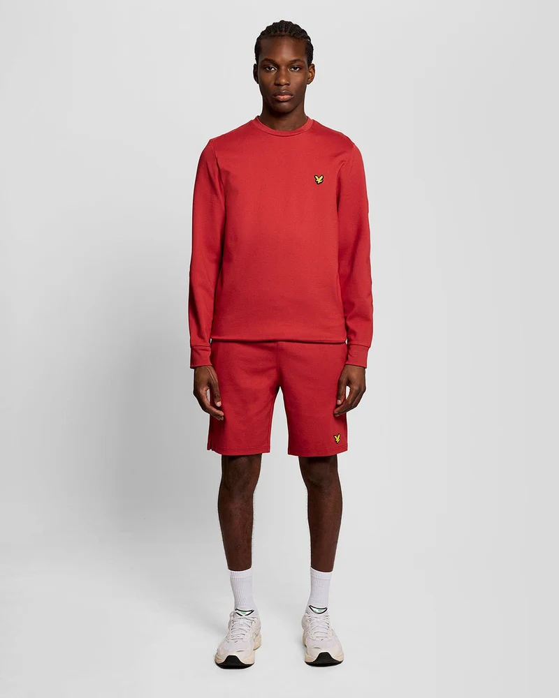 Lyle & Scott Leichte Sport-Shorts für Herren | Granatrot