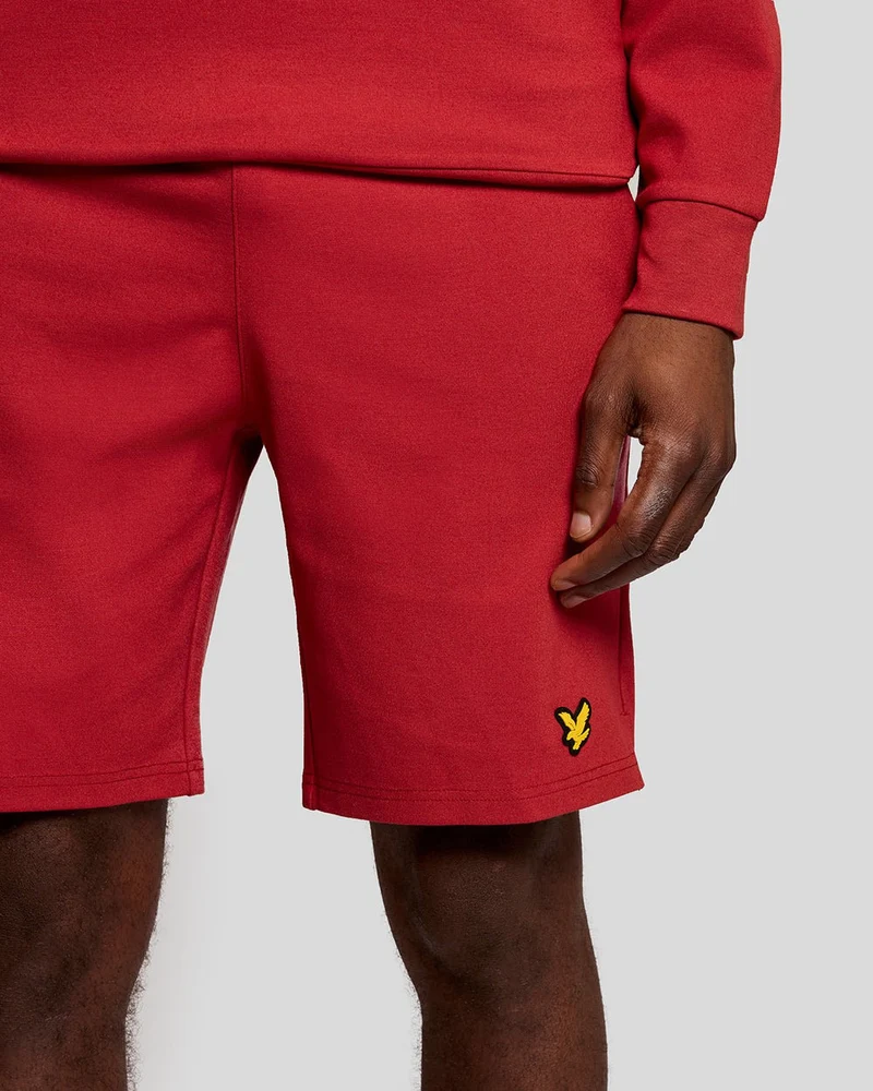 Lyle & Scott Leichte Sport-Shorts für Herren | Granatrot