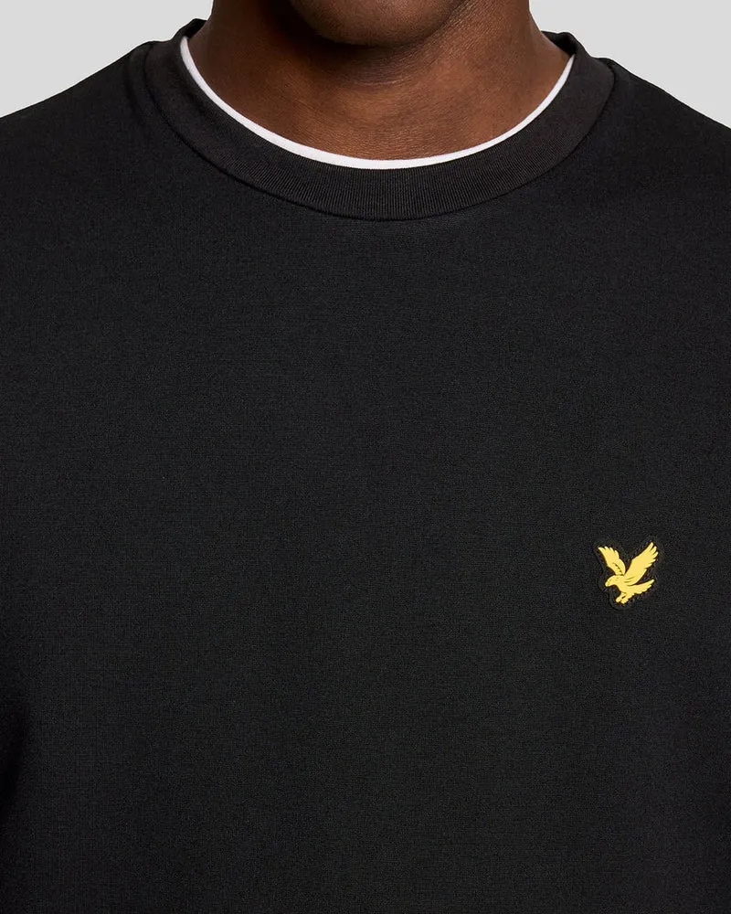 Lyle & Scott Leichtes Sport-Sweatshirt für Herren | Tiefschwarz