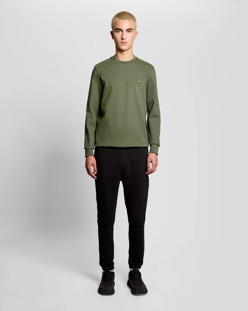 Lyle & Scott Leichtes Sport-Sweatshirt für Herren | Kaktusgrün
