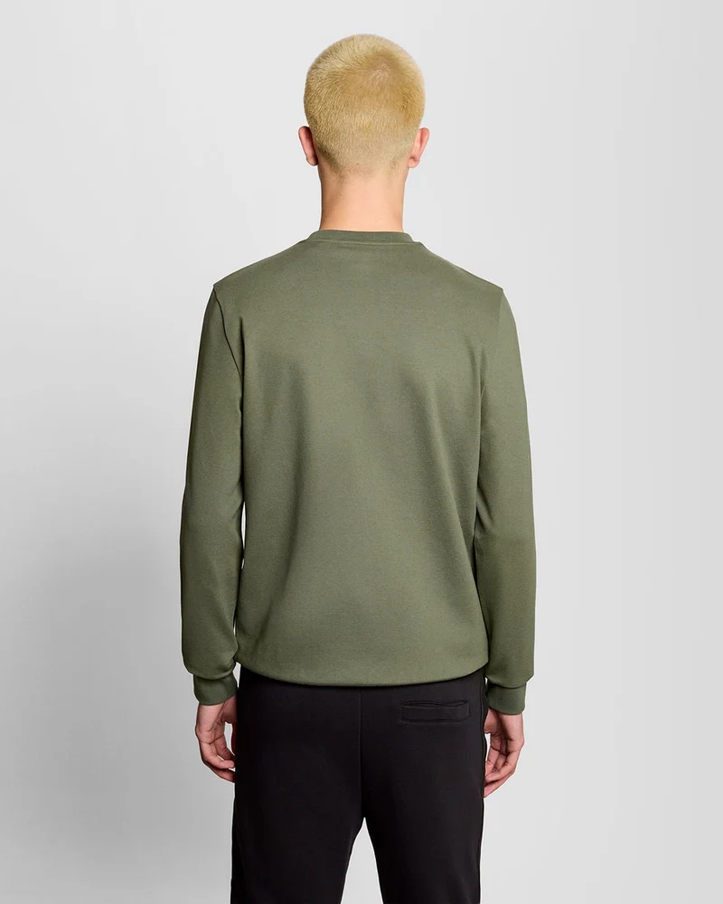Lyle & Scott Leichtes Sport-Sweatshirt für Herren | Kaktusgrün