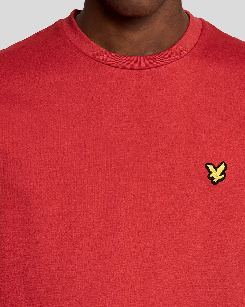 Lyle & Scott Leichtes Sport-Sweatshirt für Herren | Granatrot