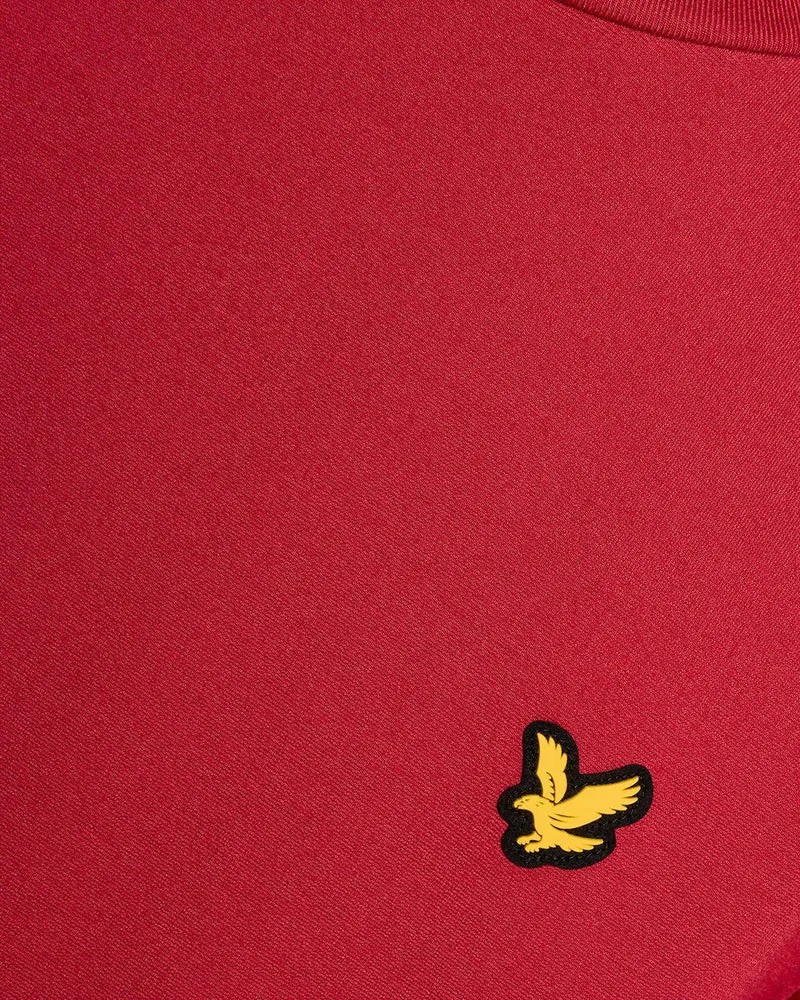 Lyle & Scott Leichtes Sport-Sweatshirt für Herren | Granatrot