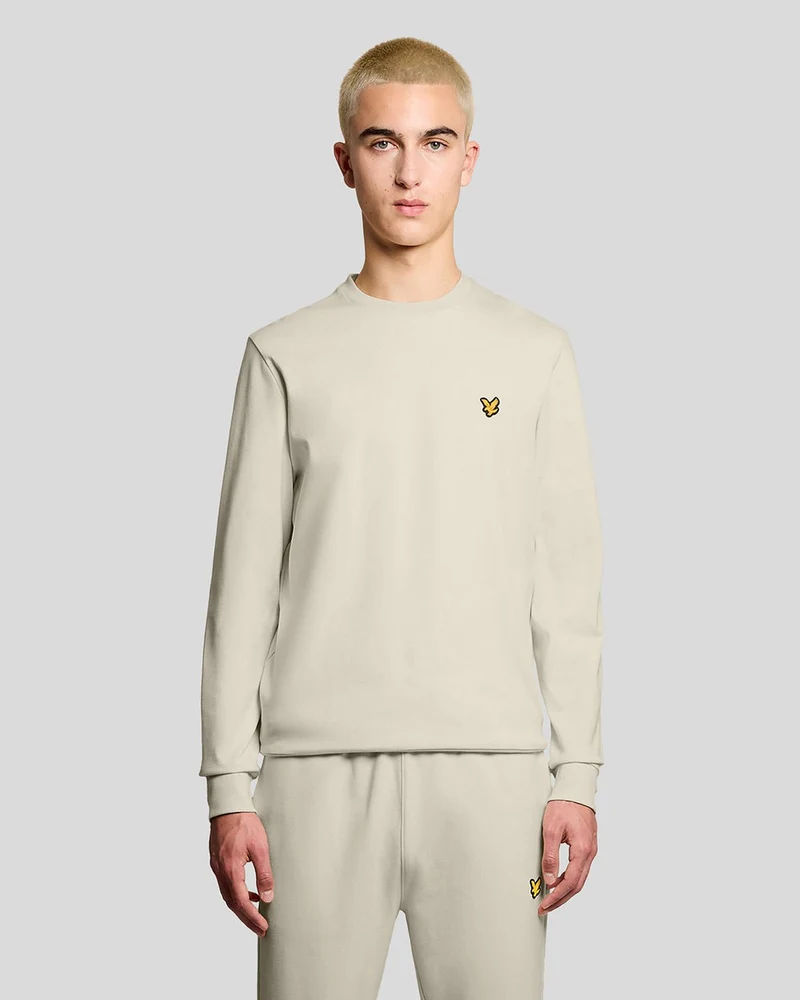 Lyle & Scott Leichtes Sport-Sweatshirt für Herren | Whitecap Grau