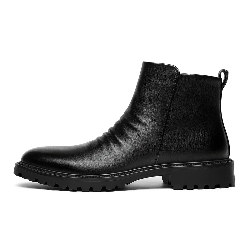 Herren-Stiefeletten aus Leder - Larenzo