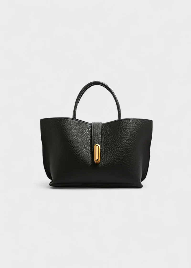 Damen Tragetasche Kunstleder strukturiert elegantes Design - Noiré