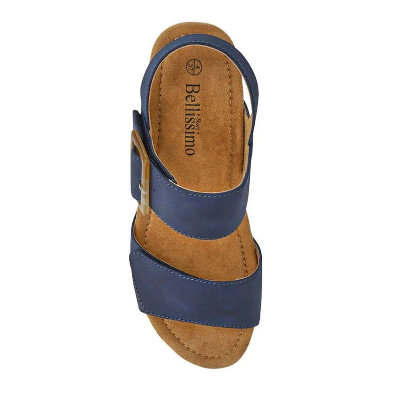 Wedge-Heeled Espadrilles - BELWBINS41056 / 327 236 - Navy
