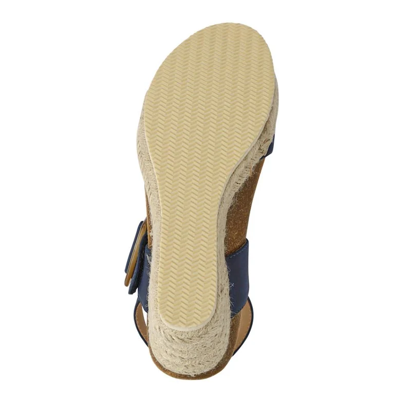 Wedge-Heeled Espadrilles - BELWBINS41056 / 327 236 - Navy