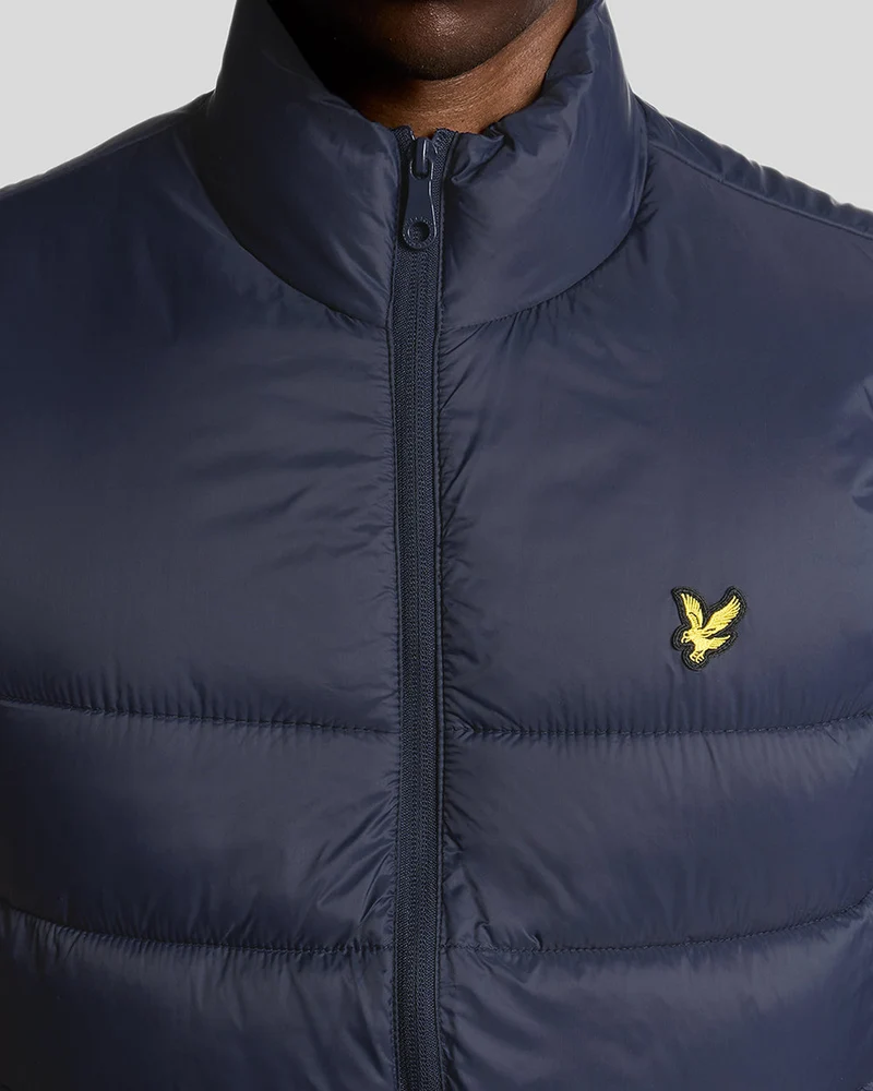Lyle & Scott Wattierte Herrenweste | Dunkelblau