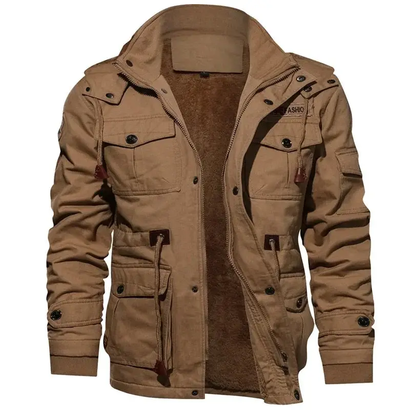 Thermojacke ÉléganceHiver Wärme und Stil Multipockets