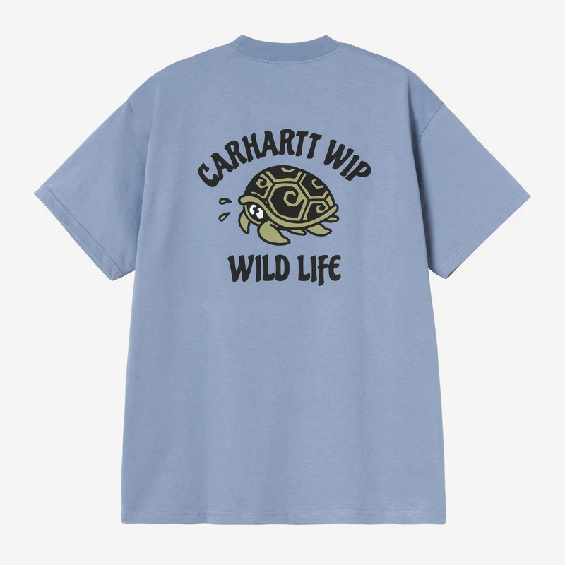 Carhartt WIP Herren-T-Shirt „Wildlife“ | Sanftes Blau