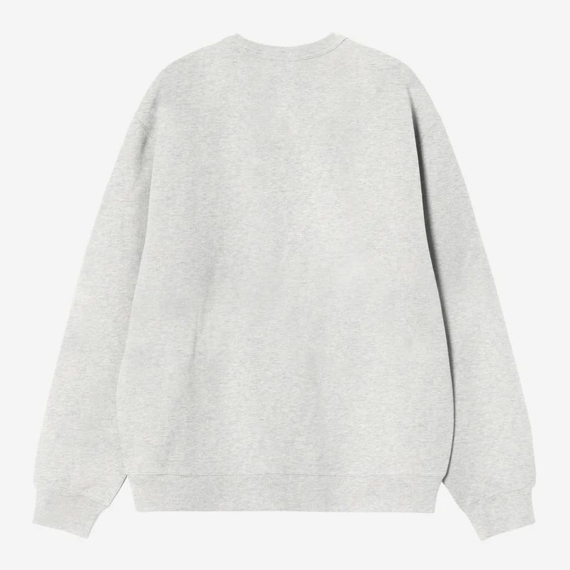 Carhartt WIP Pond Corps Herren-Sweatshirt | Aschgrau meliert
