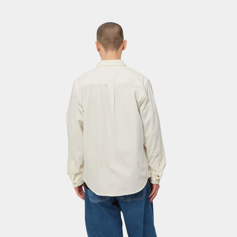 Carhartt WIP Herren Madison Feincordhemd - Wachs