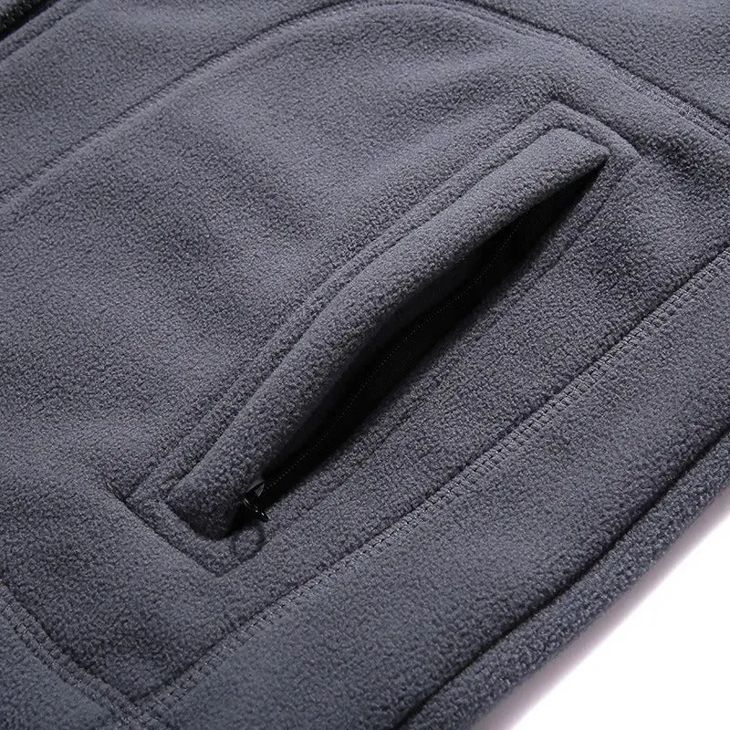 Ärmellose Herrenweste aus Fleece mit Thermofutter und Reißverschluss - Daryl