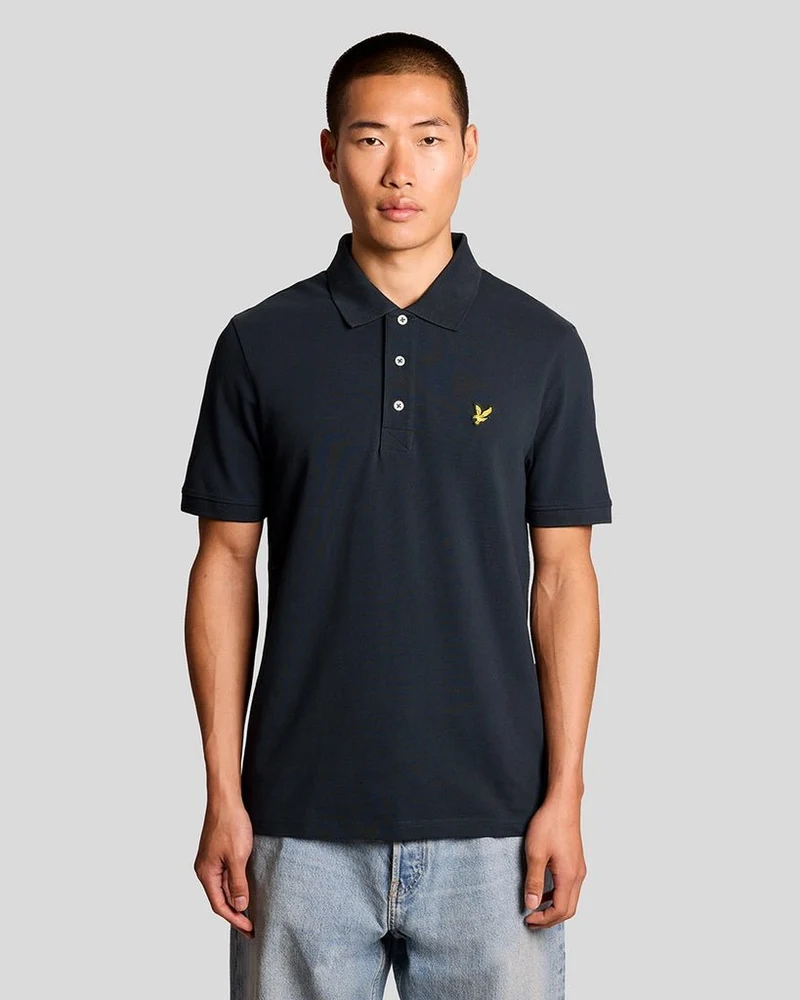 Lyle & Scott Herren-Poloshirt aus Baumwolle | Greystone