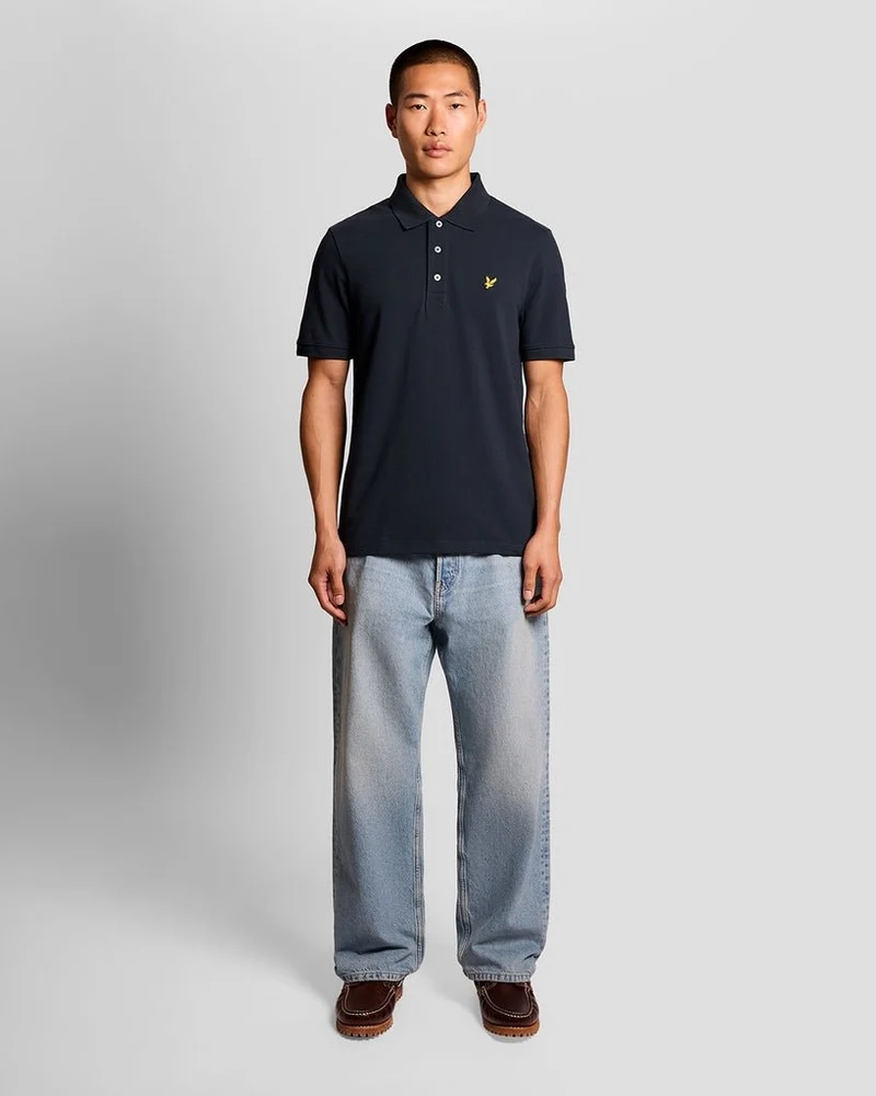 Lyle & Scott Herren-Poloshirt aus Baumwolle | Greystone