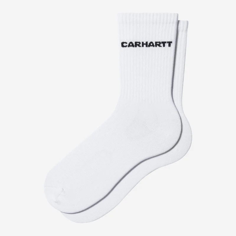 Carhartt WIP Damen-Link-Socken | Weiß