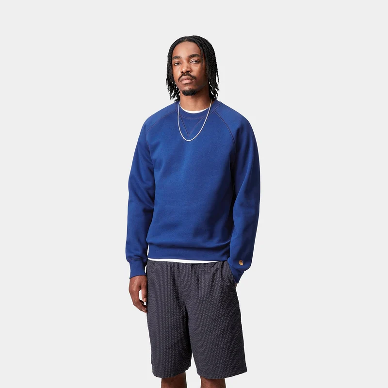 Carhartt WIP Herren Chase Sweat Top | Wolfsbane