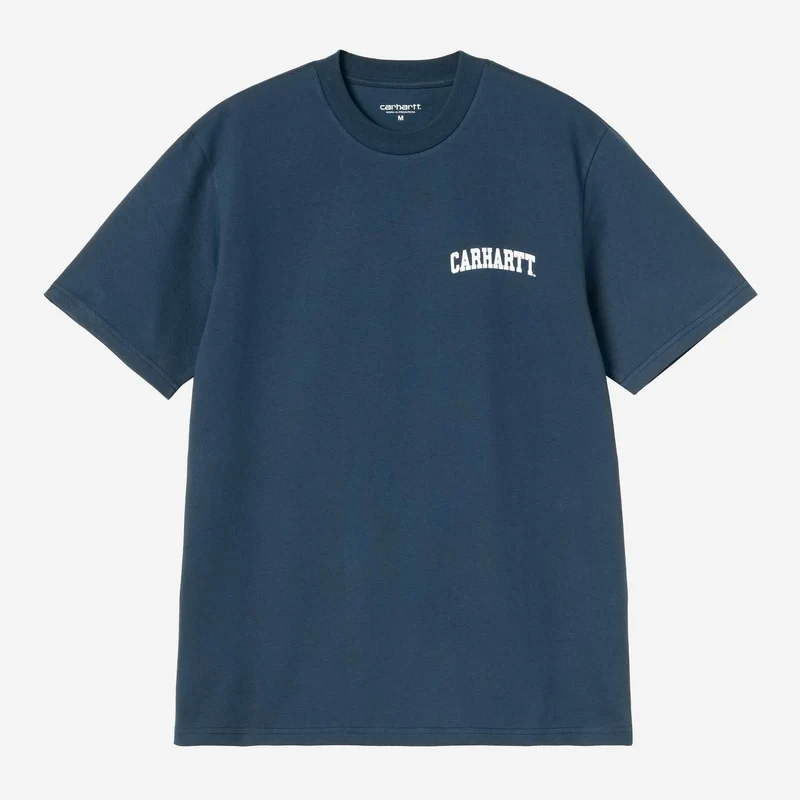 Carhartt WIP Herren-T-Shirt mit Universitätsaufdruck | Blue River