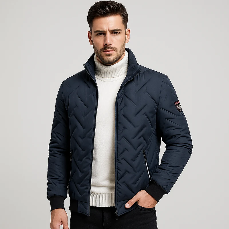Herren Steppjacke mit Reißverschluss - Franco