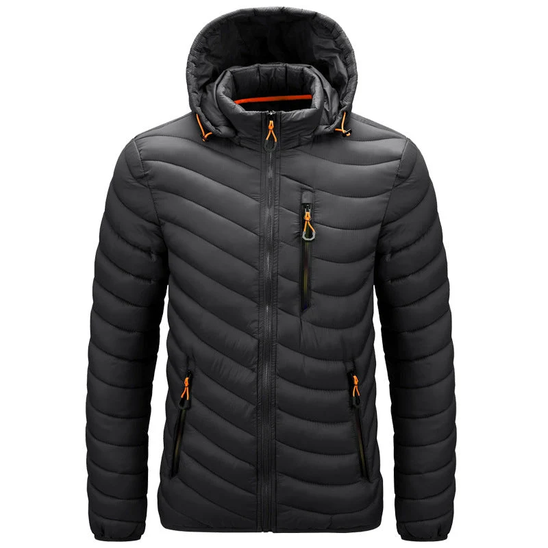 Leichte Herren-Steppjacke mit Kapuze - Sverre