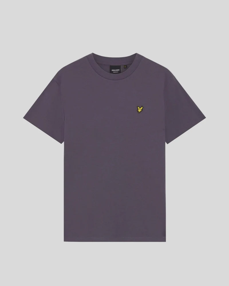 Lyle & Scott Oversized Herren-T-Shirt aus Baumwolle mit Rundhalsausschnitt | Graystone