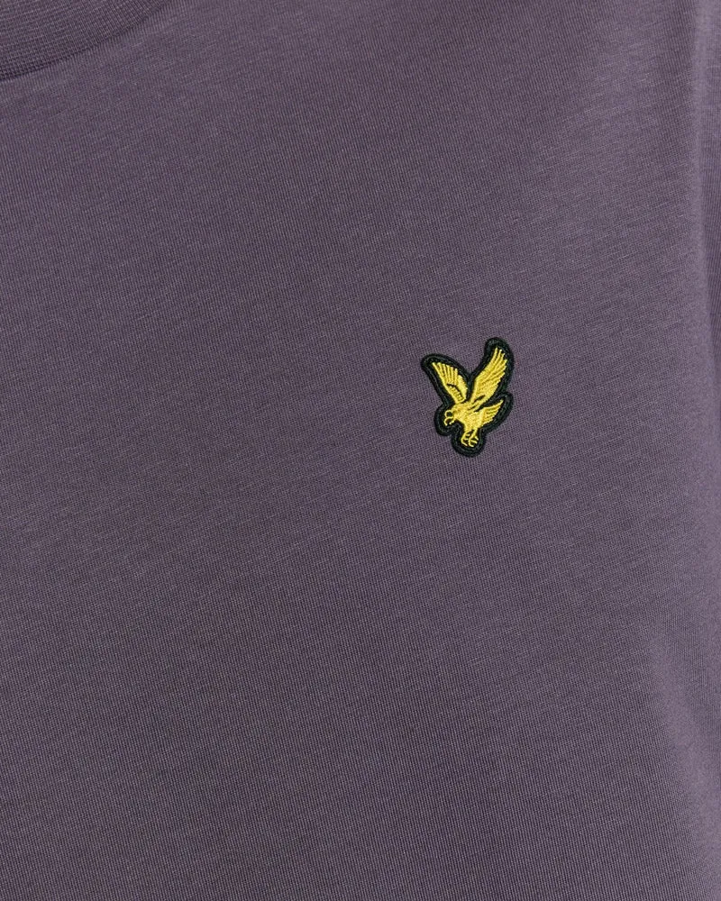 Lyle & Scott Oversized Herren-T-Shirt aus Baumwolle mit Rundhalsausschnitt | Graystone