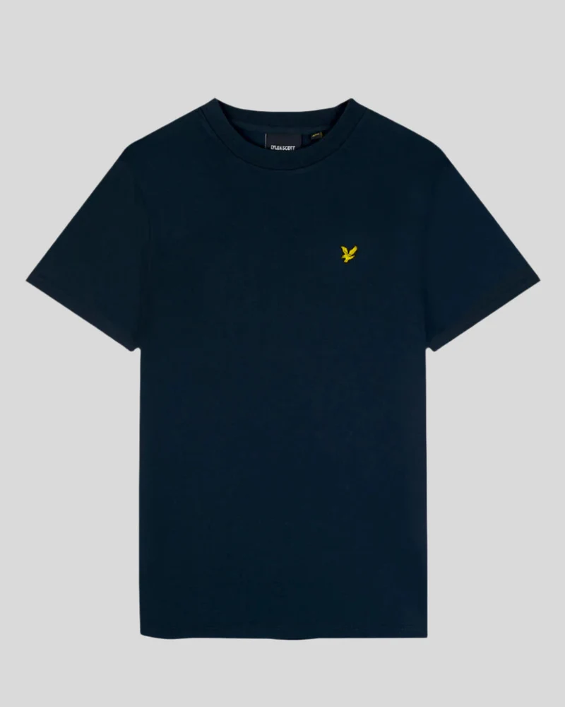 Lyle & Scott Oversize-T-Shirt für Herren aus Baumwolle mit Rundhalsausschnitt | Dunkelblau