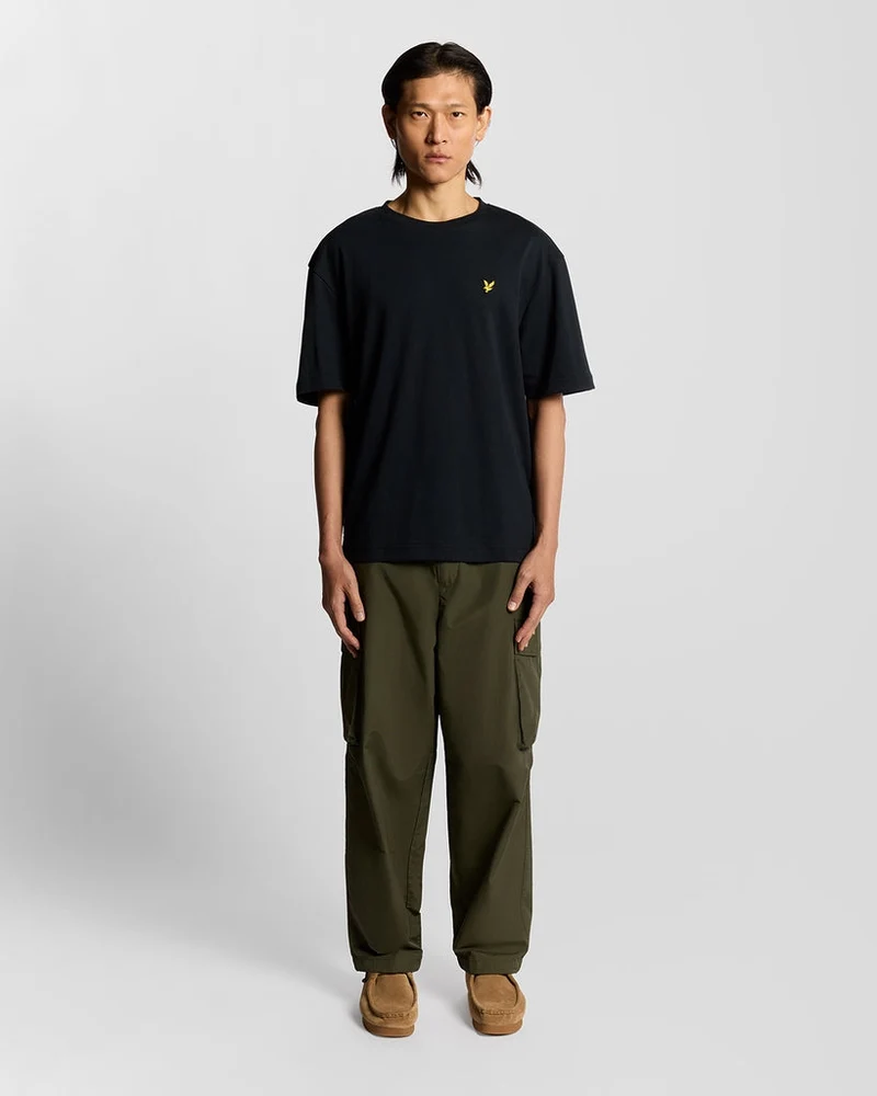 Lyle & Scott Herren-T-Shirt aus ultraweicher Baumwollmischung | Dunkelblau