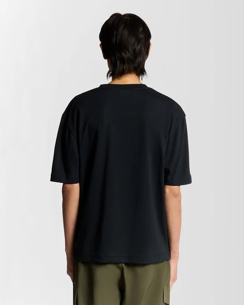 Lyle & Scott Herren-T-Shirt aus ultraweicher Baumwollmischung | Dunkelblau