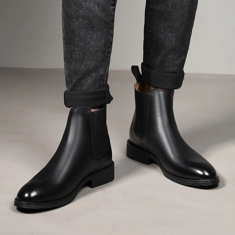 Lederstiefeletten für Männer mit italienischem Design - Arveon