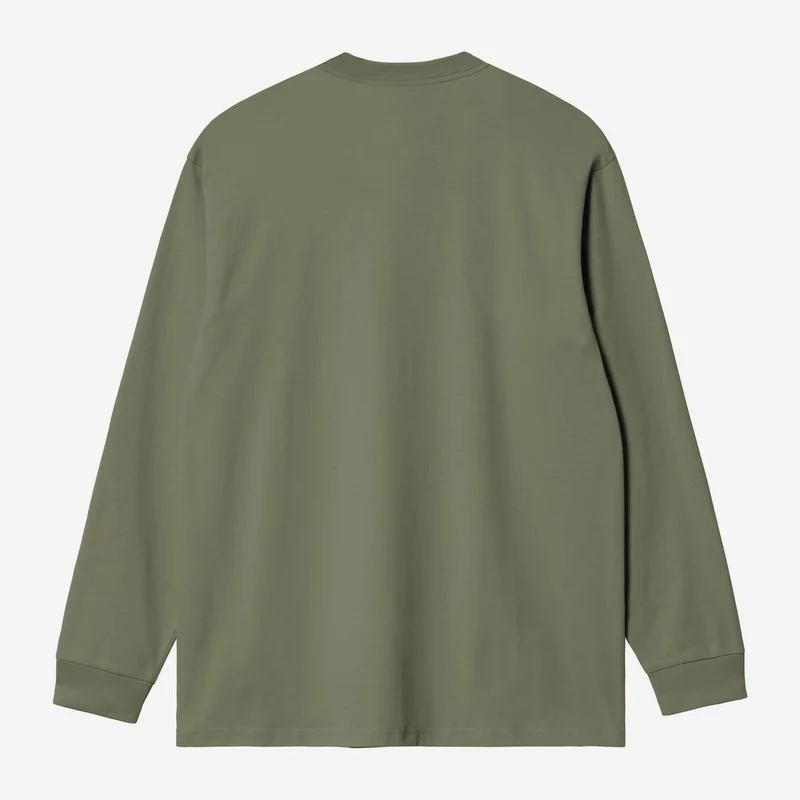 Carhartt WIP Herren-Langarmshirt mit Tasche | Blatt